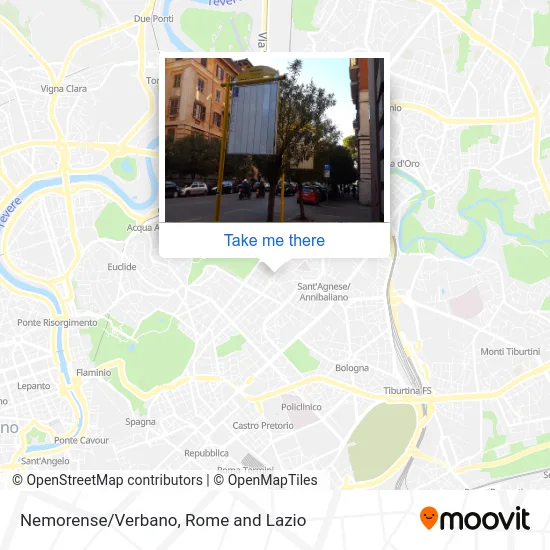 Nemorense/Verbano map