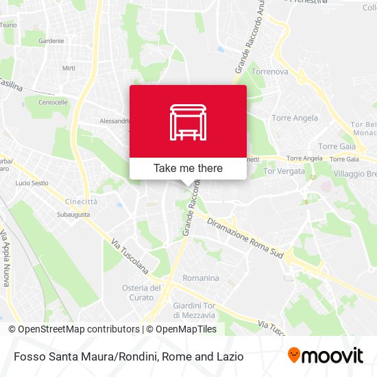 Fosso Santa Maura/Rondini map