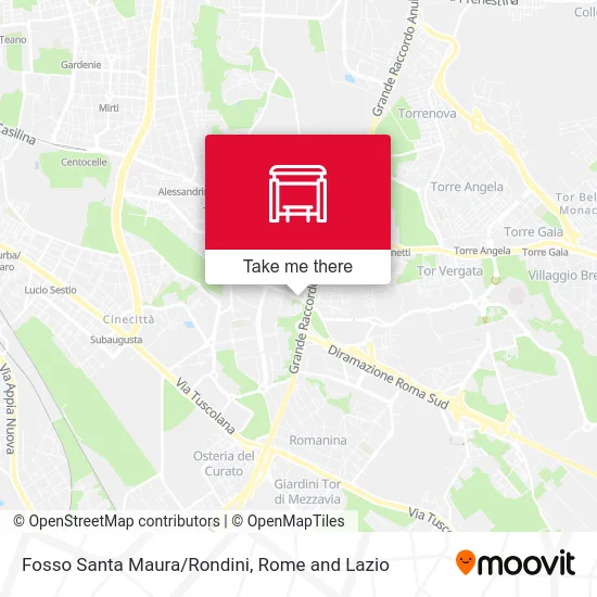 Fosso Santa Maura/Rondini map