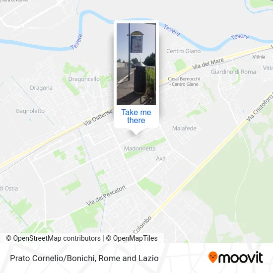 Prato Cornelio/Bonichi map