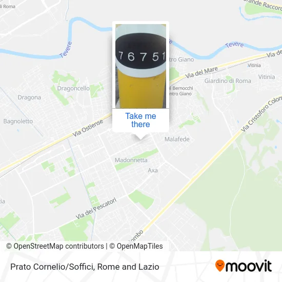 Prato Cornelio/Soffici map