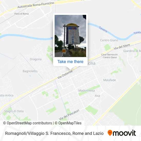 Romagnoli/St. Francis Village map