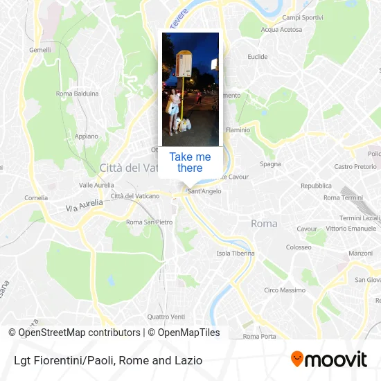 Lungotevere Fiorentini/Paoli map