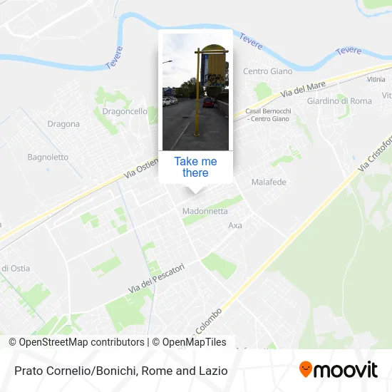 Prato Cornelio/Bonichi map