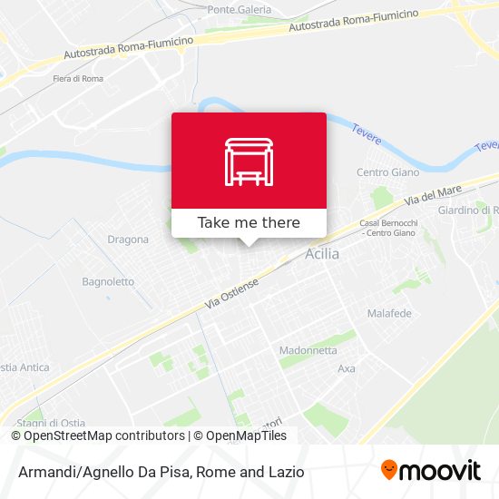 Armandi/Agnello Da Pisa map