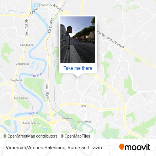 Vimercati/Ateneo Salesiano map