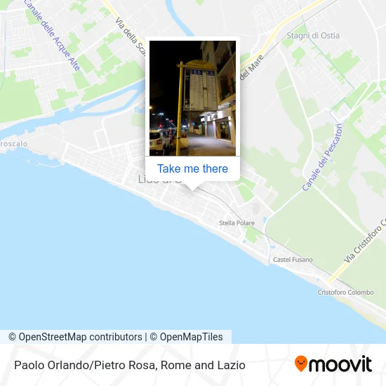 Paolo Orlando/Pietro Rosa map