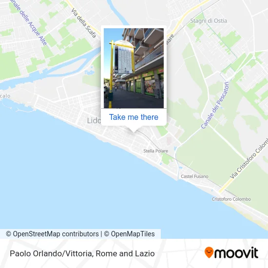 Paolo Orlando/Vittoria map