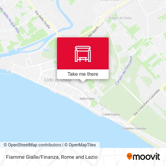 Fiamme Gialle/Finanza map