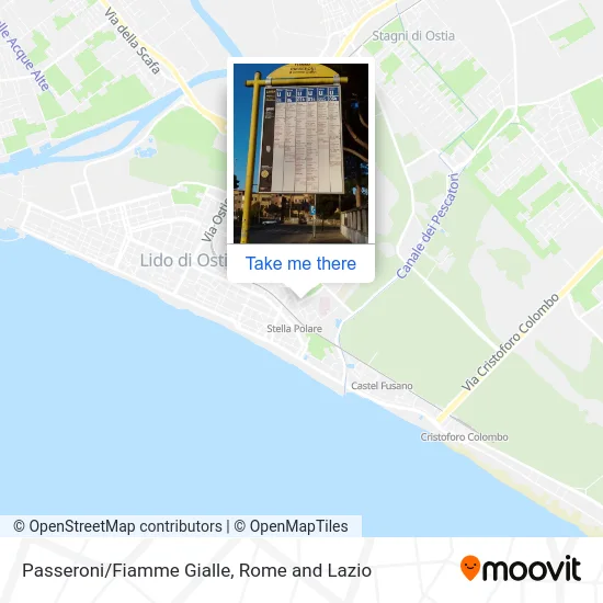 Passeroni/Fiamme Gialle map