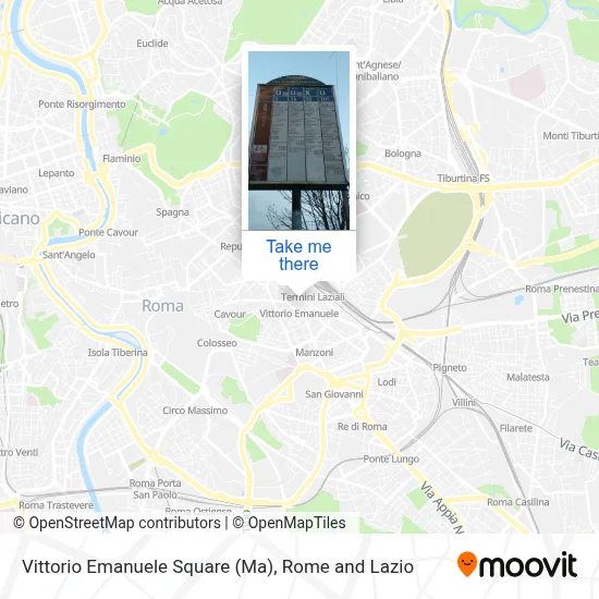 Vittorio Emanuele Square (Ma) map