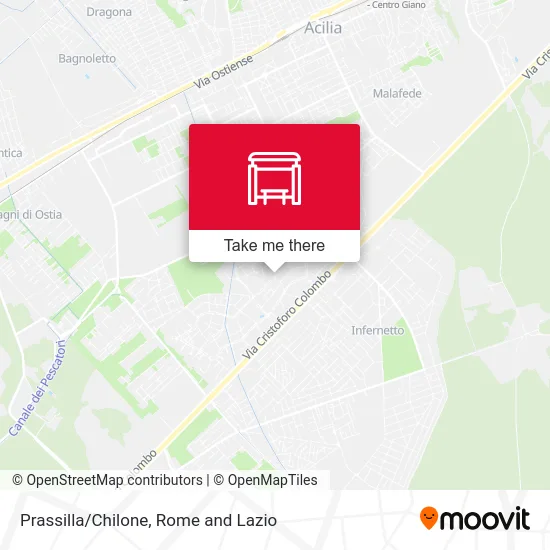 Prassilla/Chilone map