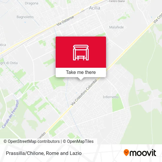 Prassilla/Chilone map