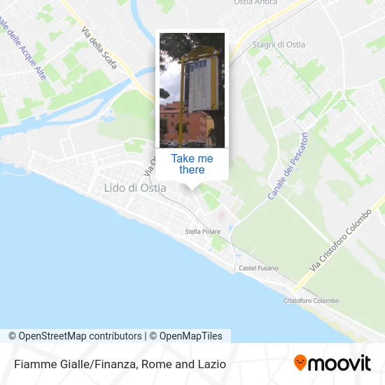 Fiamme Gialle/Finance map