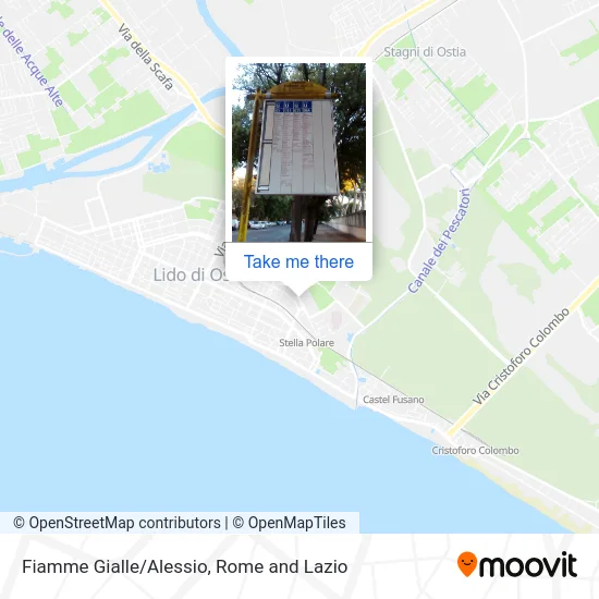 Fiamme Gialle/Alessio map