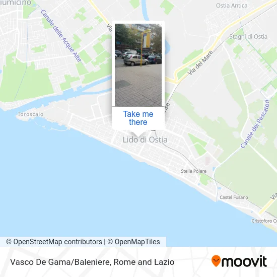 Vasco De Gama/Baleniere map