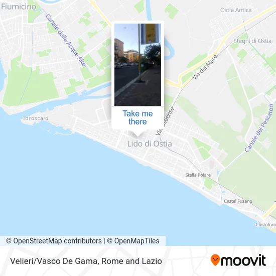 Velieri/Vasco De Gama map