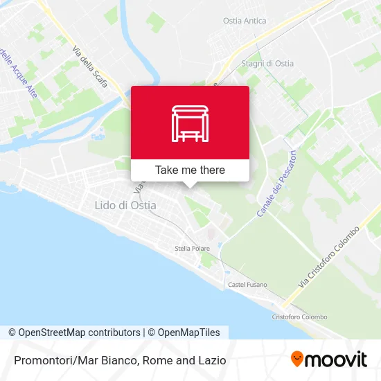 Promontori/White Sea map