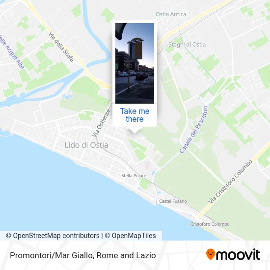 Promontori/Mar Giallo map