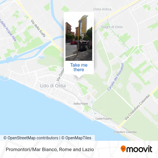 Promontori/White Sea map