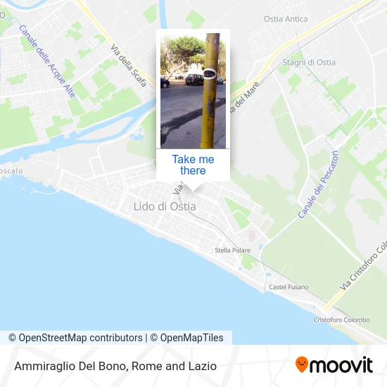 Ammiraglio Del Bono map