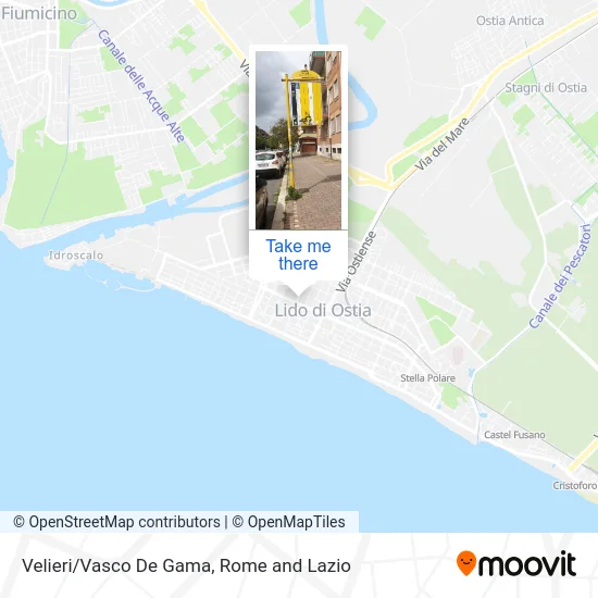 Velieri/Vasco De Gama map