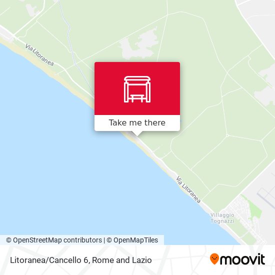 Litoranea/Cancello 6 map