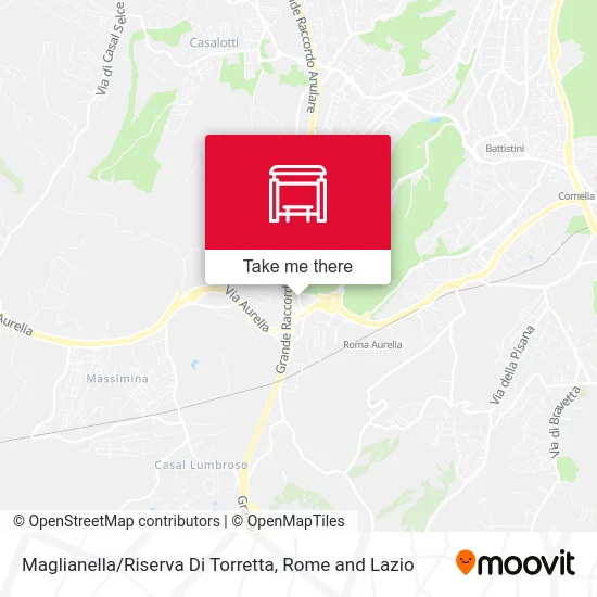 Maglianella / Riserva Di Torretta map