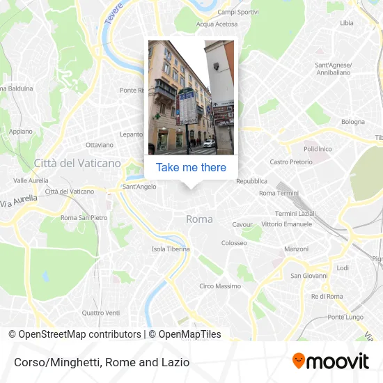 Corso/Minghetti map