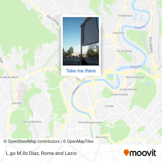 Largo Marshal Diaz map