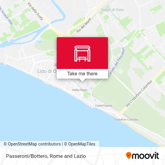 Passeroni/Bottero map