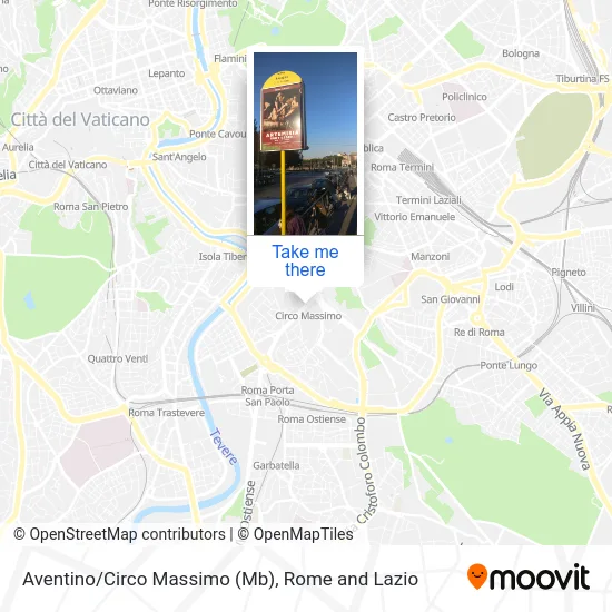 Aventino/Circo Massimo (Mb) map