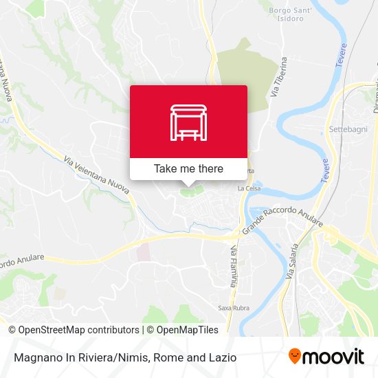 Magnano In Riviera/Nimis map