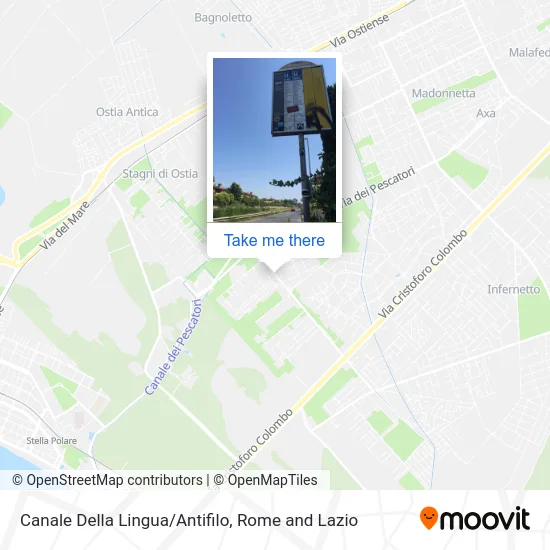 Canale Della Lingua/Antifilo map