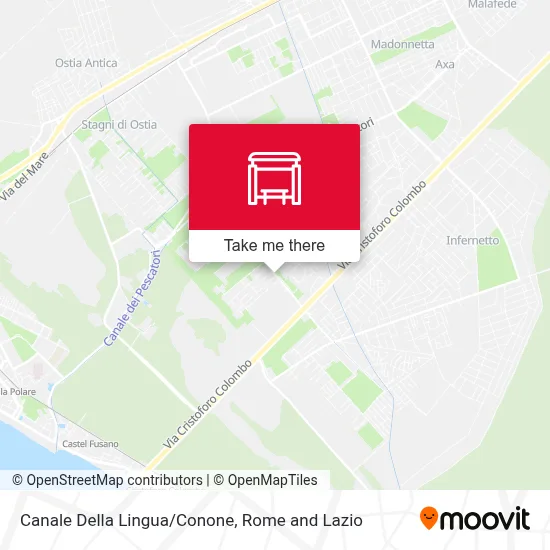 Canale Della Lingua/Conone map