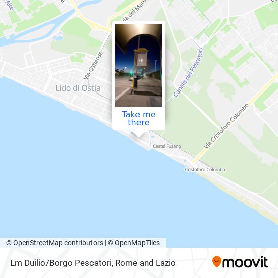 Lm Duilio/Borgo Pescatori map