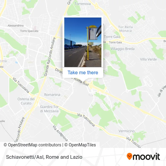 Schiavonetti/Asl map