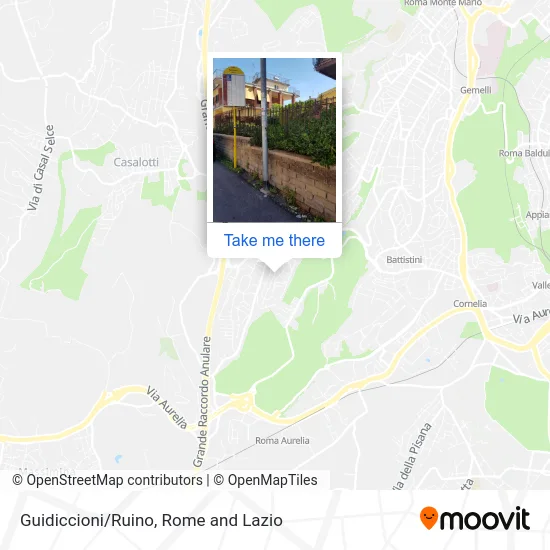 Guidiccioni/Ruino map