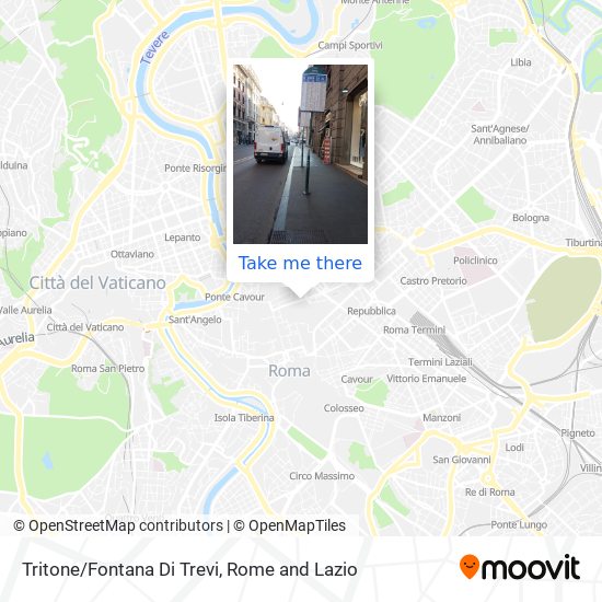 Tritone/Fontana Di Trevi map