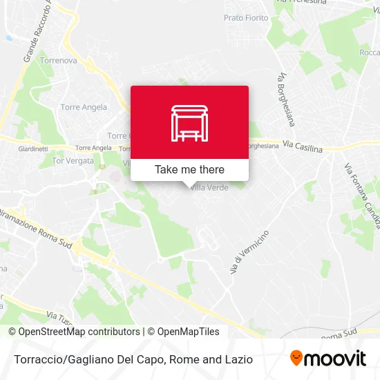 Torraccio/Gagliano Del Capo map