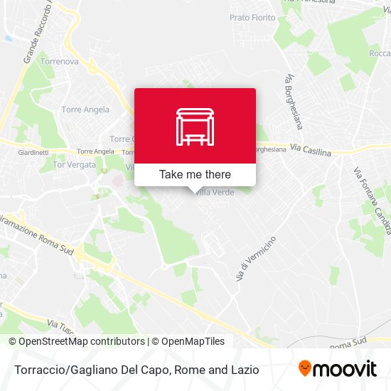 Torraccio/Gagliano Del Capo map
