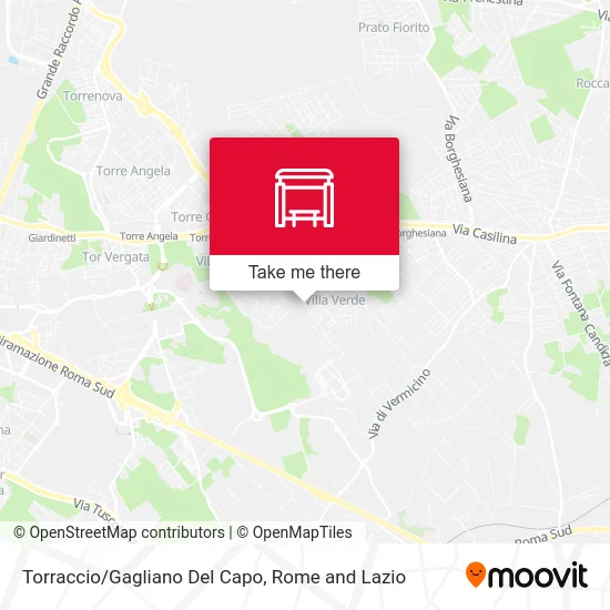 Torraccio/Gagliano Del Capo map