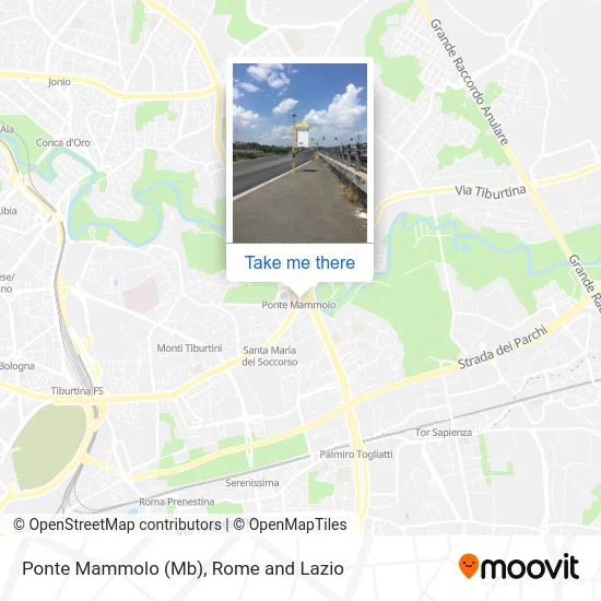 Ponte Mammolo (Mb) map