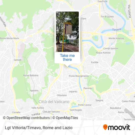 Vittoria Waterfront/Timavo map