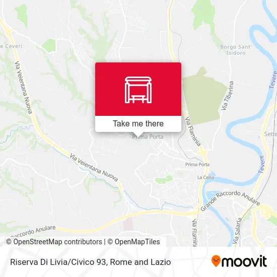 Riserva Di Livia/Civico 93 map