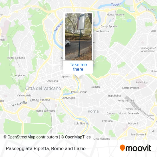 Ripetta Promenade map