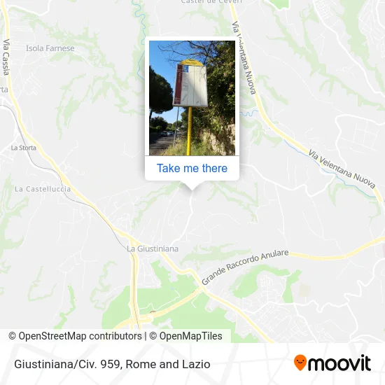 Giustiniana/No. 959 map