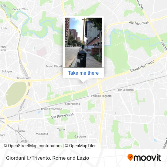 Giordani I./Trivento map