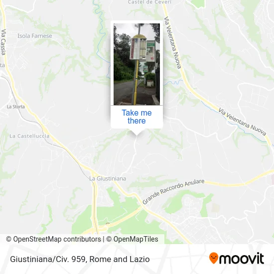 Giustiniana/No. 959 map