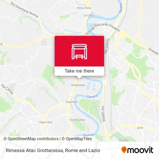 Atac Grottarossa Depot map